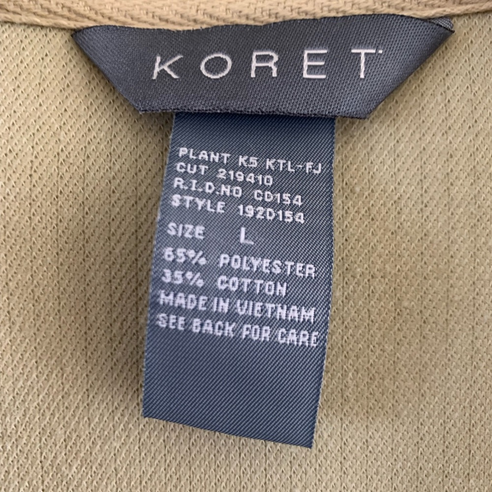 Koret Tan Zip-Up Ribbed Jacket - Picture 2 of 6